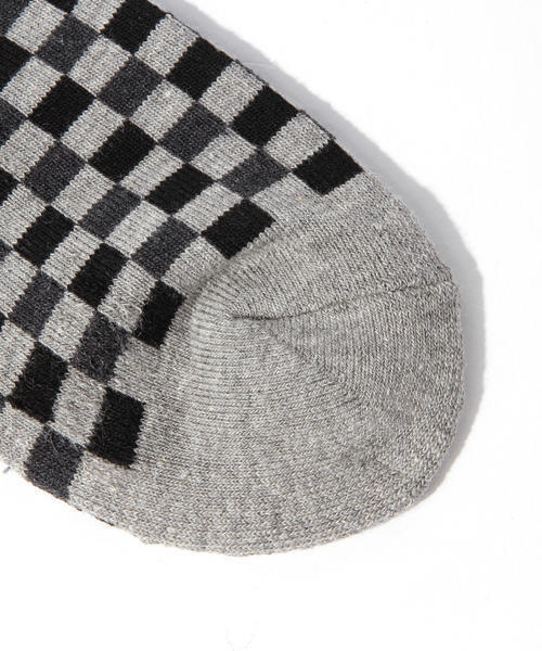 BEAMS(ビームス)の「BEAMS / 市松柄アンクルソックス(ソックス/靴下・メンズ・ホワイト/ブラック/グレー/ネイビー/レッド/ブルー・FREE)」の13枚目の写真
