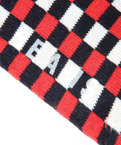 BEAMS(ビームス)の「BEAMS / 市松柄アンクルソックス(ソックス/靴下・メンズ・ホワイト/ブラック/グレー/ネイビー/レッド/ブルー・FREE)」の10枚目の写真