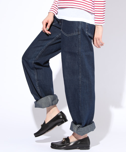 BEAMS BOY(ビームスボーイ)の「TOYO×BEAMS BOY / トラウザーワーキングデニム(デニムパンツ・レディース・インディゴブルー・ONE SIZE)」の11枚目の写真