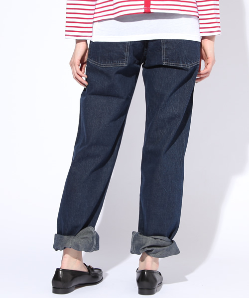 BEAMS BOY(ビームスボーイ)の「TOYO×BEAMS BOY / トラウザーワーキングデニム(デニムパンツ・レディース・インディゴブルー・ONE SIZE)」の8枚目の写真