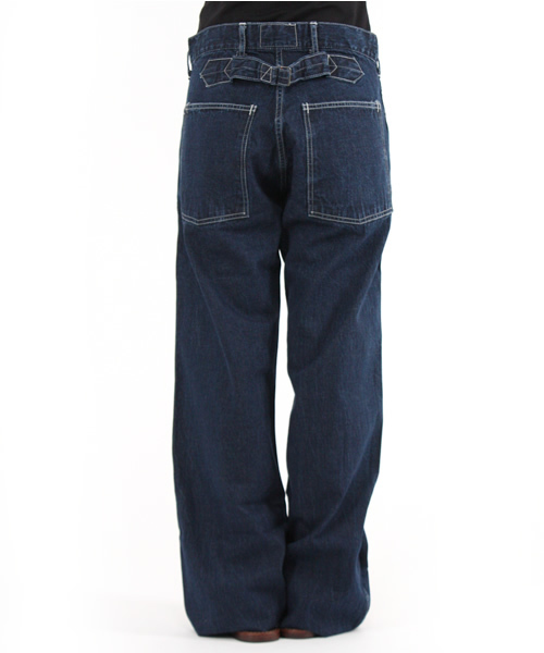 BEAMS BOY(ビームスボーイ)の「TOYO×BEAMS BOY / トラウザーワーキングデニム(デニムパンツ・レディース・インディゴブルー・ONE SIZE)」の3枚目の写真