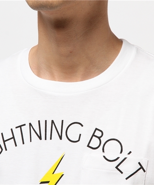 HVC(エイチブイシー)の「HVC / BOLT Tシャツ (Tシャツ/カットソー・メンズ・ホワイト/ネイビー/イエロー/ブルー系その他・L/M)」の7枚目の写真