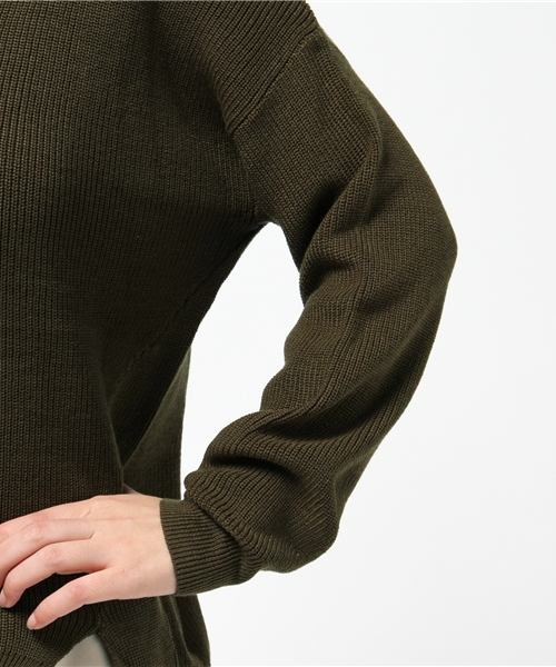 earth music&ecology(アースミュージックアンドエコロジー)の「【2016Autumn】ゆるVネックニットプルオーバー(ニット/セーター・レディース・ネイビー/ライトベージュ/カーキ/LT.Gray/ブラウン・FREE)」の10枚目の写真