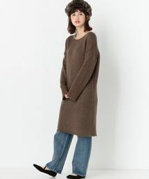 Another Edition | 天竺ニットワンピース/AEMBC W/NY ﾃﾝｼﾞｸ KNIT OP(ワンピース)