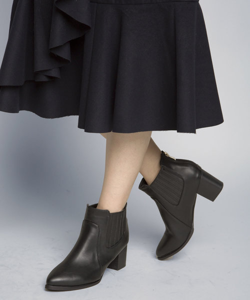 PLAIN CLOTHING（プレーンクロージング）の「ポインデットトゥショートブーツ【SELECTED FOR PLAIN CLOTHING】　（パンプス・レディース・ブラック・35/36/38/39/37）」の14枚目の写真