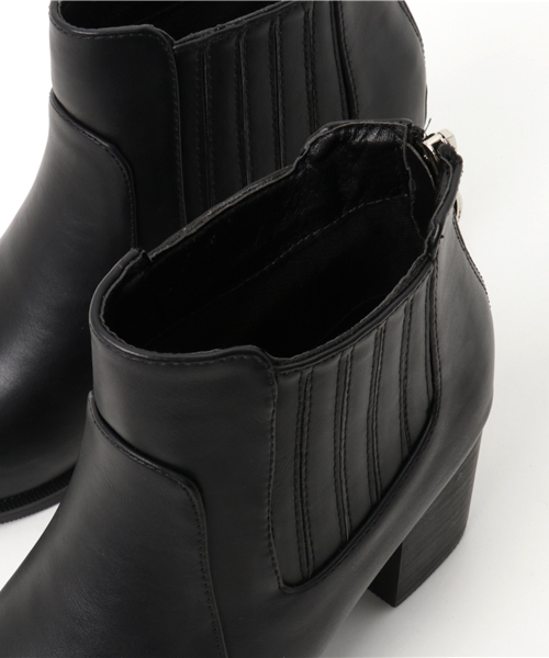 PLAIN CLOTHING（プレーンクロージング）の「ポインデットトゥショートブーツ【SELECTED FOR PLAIN CLOTHING】　（パンプス・レディース・ブラック・35/36/38/39/37）」の6枚目の写真