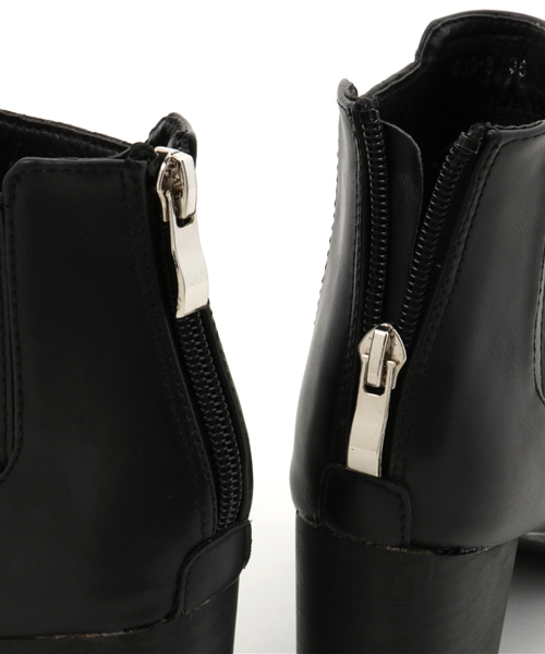 PLAIN CLOTHING（プレーンクロージング）の「ポインデットトゥショートブーツ【SELECTED FOR PLAIN CLOTHING】　（パンプス・レディース・ブラック・35/36/38/39/37）」の7枚目の写真