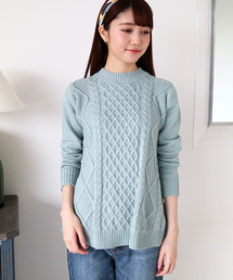 N.（N. Natural Beauty Basic） | ◆スプリングケーブルチュニックニット(ニット/セーター)