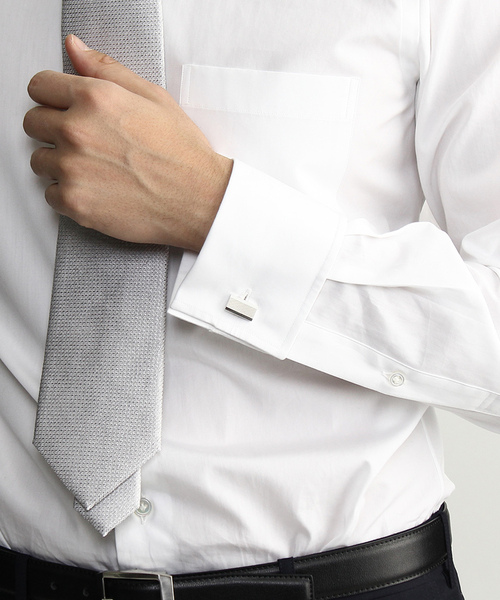 TAKEO KIKUCHI（タケオキクチ）の「ヘアラインカフス[ メンズ カフス 結婚式 ]（カフリンクス・メンズ・シルバー・00）」の2枚目の写真