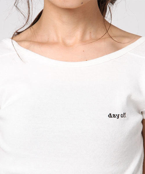 SLY（スライ）の「DAY OFF FRENCH MARINE TOPS（Tシャツ/カットソー・レディース・ブラックミックス/ホワイト/レッド系その他/ピンク系その他・1/2）」の8枚目の写真