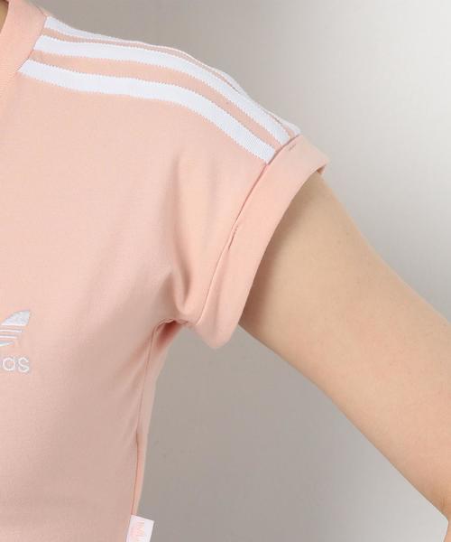 Another Edition(アナザーエディション)の「adidas CROPPED Tシャツ(Tシャツ/カットソー・レディース・ホワイト/ライトピンク・FREE)」の8枚目の写真