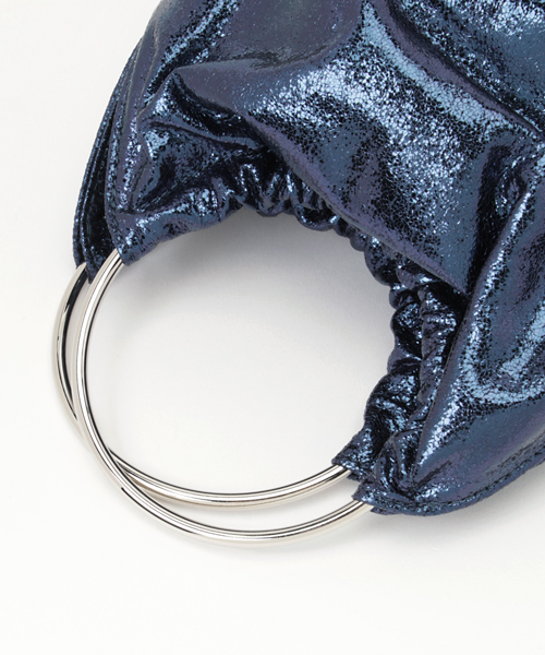 Ctrl freak （コントロール フリーク）の「Ctrl Freak/メタリックハンドルバッグ（ショルダーバッグ・レディース・シルバー/ピンク/ネイビー/オレンジ・FREE）」の6枚目の写真