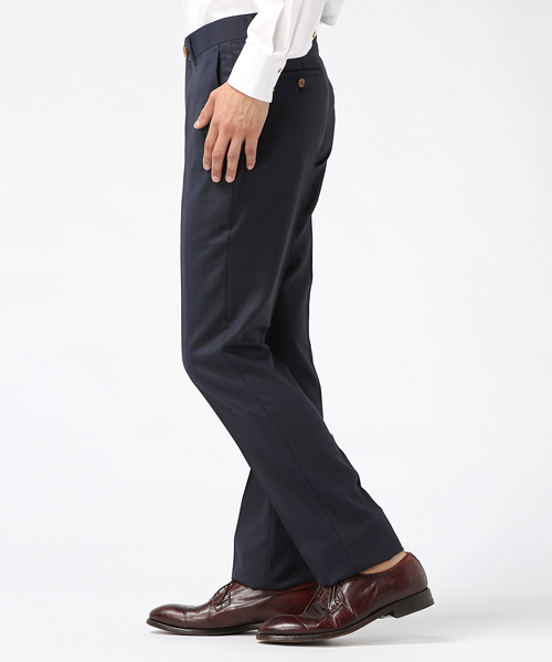 Vivienne Westwood MAN(ヴィヴィアンウエストウッドマン)の「チェック トラウザーズ【279021 3306】(スラックス・メンズ・グレー/ネイビー・46/48/44)」の5枚目の写真