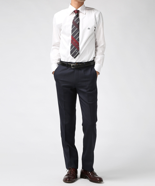 Vivienne Westwood MAN(ヴィヴィアンウエストウッドマン)の「チェック トラウザーズ【279021 3306】(スラックス・メンズ・グレー/ネイビー・46/48/44)」の7枚目の写真