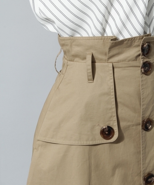 Andemiu（アンデミュウ）の「【WEB限定】チノトレンチロングスカート771995（スカート・レディース・ベージュ/カーキ/ブラウン・FREE）」の17枚目の写真