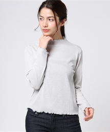 WEGO | WEGO/ラメハイネックフリルTシャツ(Tシャツ/カットソー)