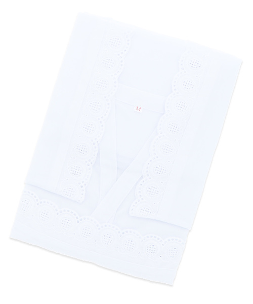 kimonomachi（キモノマチ）の「着物の着付けに必要な小物11点＋着付け動画カード付　着物着付け小物セット 浴衣スリップ付（和装小物・レディース・ホワイト・L/M）」の2枚目の写真