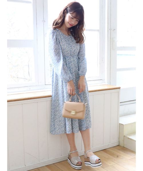 dazzlin ロングワンピース dazzlin（ダズリン）の「ミニローズクラシカルロングワンピース