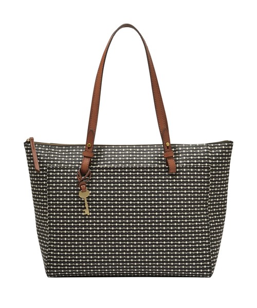 FOSSIL(フォッシル)の「RACHEL TOTE WITH ZIPPER ZB7446(トートバッグ・レディース・グレー×ホワイト/ブラック×ホワイト/マルチ/ブラウン系その他/レッド系その他/ブラック系その他/その他/グレー系その他/その他2/その他4/ピンク系その他・FREE)」の2枚目の写真