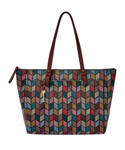 FOSSIL(フォッシル)の「RACHEL TOTE WITH ZIPPER ZB7446(トートバッグ・レディース・グレー×ホワイト/ブラック×ホワイト/マルチ/ブラウン系その他/レッド系その他/ブラック系その他/その他/グレー系その他/その他2/その他4/ピンク系その他・FREE)」の9枚目の写真