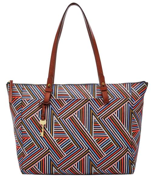 FOSSIL(フォッシル)の「RACHEL TOTE WITH ZIPPER ZB7446(トートバッグ・レディース・グレー×ホワイト/ブラック×ホワイト/マルチ/ブラウン系その他/レッド系その他/ブラック系その他/その他/グレー系その他/その他2/その他4/ピンク系その他・FREE)」の1枚目の写真