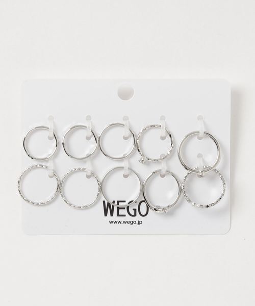 WEGO（ウィゴー）の「WEGO/ゴールドリングセット（リング・レディース・ゴールド/シルバー・FREE）」の3枚目の写真
