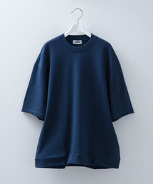 FACTOTUM | 【FACTOTUM】ビッグシルエットハーフスリーブスウェットプルオーバー(スウェット)