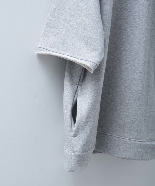 FACTOTUM(ファクトタム)の「【FACTOTUM】ビッグシルエットハーフスリーブスウェットプルオーバー(スウェット・メンズ・ブラック/ネイビー/グレー・1/2/3)」の6枚目の写真