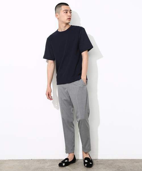 ADAM ET ROPE'(アダムエロペ)の「ポリエステルトロピカルクロップドパンツ(その他パンツ・メンズ・ネイビー/ライトグレー/カーキ・L/M)」の6枚目の写真