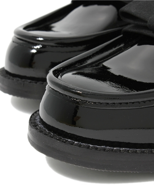 FABEL(ファベル)の「FABEL リボン付エナメルローファー(その他シューズ・レディース・ブラック/ブラウン/ライトピンク・36/37/38/39)」の7枚目の写真