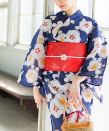 レディース 浴衣 2点セット 浴衣＋半幅帯の2点セット 夏色美人 浴衣 レディース 変わり織り綿浴衣2点セット