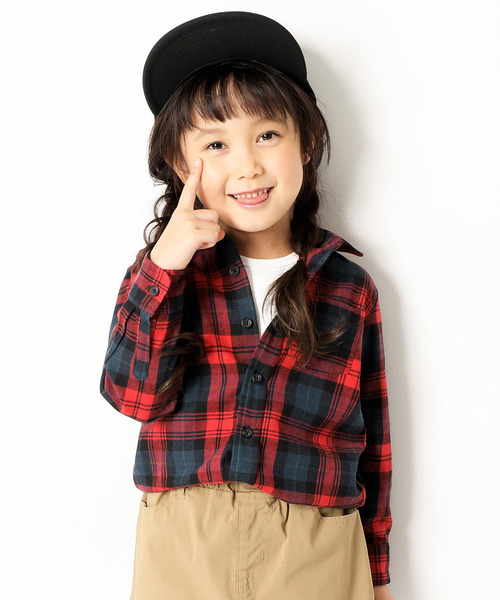 devirock（デビロック）の「ネルチェックシャツ（シャツ/ブラウス・キッズ・その他1/その他2/その他3/その他4/その他5/その他6/その他7/その他8/その他9/その他10・110cm/100cm/120cm/130cm/140cm/150cm/160cm）」の4枚目の写真