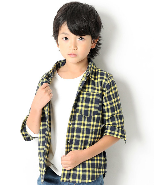 devirock（デビロック）の「ネルチェックシャツ（シャツ/ブラウス・キッズ・その他1/その他2/その他3/その他4/その他5/その他6/その他7/その他8/その他9/その他10・110cm/100cm/120cm/130cm/140cm/150cm/160cm）」の5枚目の写真