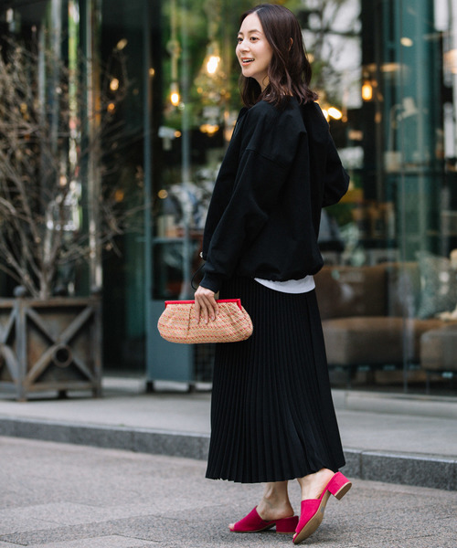 Munich（ミューニック）の「ハイテンションジャージーＶネックノーカラーブルゾン（ブルゾン・レディース・ライトグレー/ブラック/ブラウン/カーキ・S/XS）」の6枚目の写真