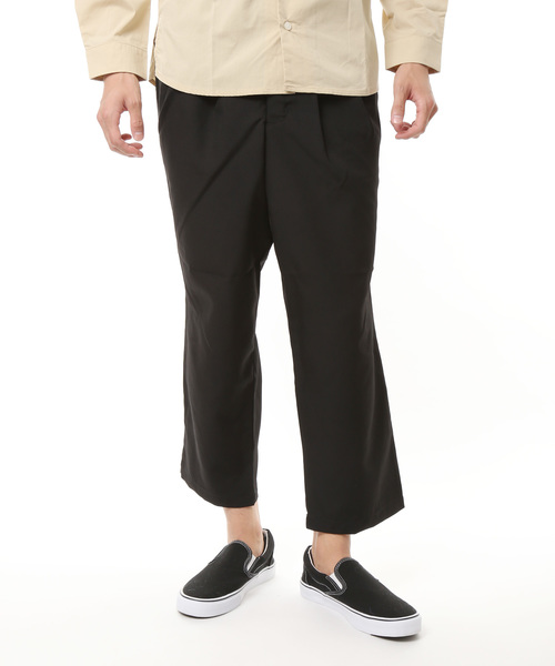 TopIsm（トップイズム）の「ビッグシルエットツータックワイドパンツ スラックス（その他パンツ・メンズ・ブラック/ネイビー・M/L）」の5枚目の写真