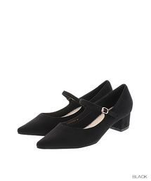 RANDA | ストレスフリー/ポインテッドトゥストラップパンプス(パンプス)