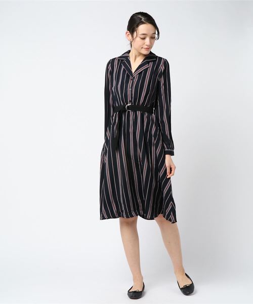 one way（ワンウェイ）の「マルチストライプ開襟OP（ワンピース）」 - WEAR
