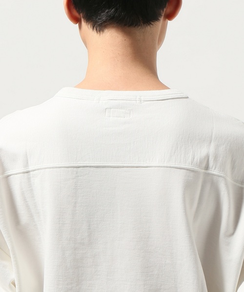JOURNAL STANDARD J.S HOMESTEAD(ジャーナルスタンダードホームステッド)の「BIG SWEAT SHIRT ♯(スウェット・メンズ・ホワイト/ベージュ/スミクロ・MEDIUM/LARGE/SMALL)」の9枚目の写真