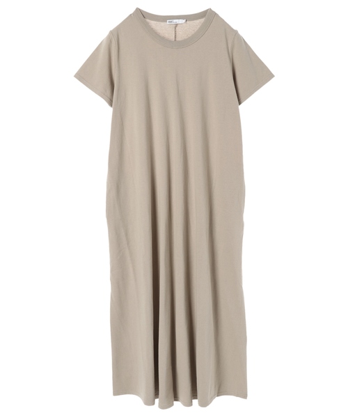 CRAFT STANDARD BOUTIQUE(クラフトスタンダードブティック)の「OE天竺クルーネックカットフレアワンピース○(ワンピース・レディース・チャコールグレー/サックスブルー/ベージュ系その他/その他7/ブルーグリーン・M/L)」の18枚目の写真