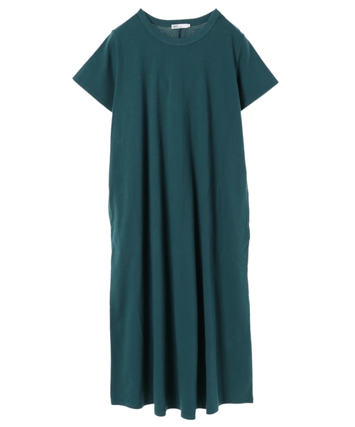 CRAFT STANDARD BOUTIQUE(クラフトスタンダードブティック)の「OE天竺クルーネックカットフレアワンピース○(ワンピース・レディース・チャコールグレー/サックスブルー/ベージュ系その他/その他7/ブルーグリーン・M/L)」の19枚目の写真