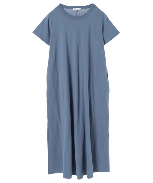 CRAFT STANDARD BOUTIQUE(クラフトスタンダードブティック)の「OE天竺クルーネックカットフレアワンピース○(ワンピース・レディース・チャコールグレー/サックスブルー/ベージュ系その他/その他7/ブルーグリーン・M/L)」の20枚目の写真