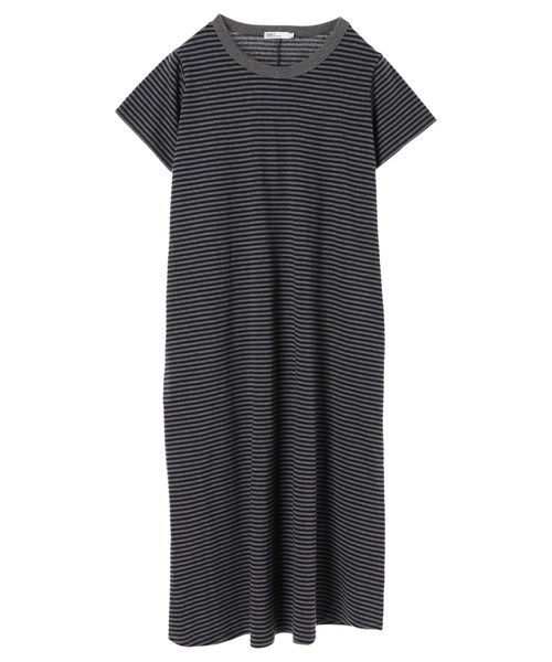 CRAFT STANDARD BOUTIQUE(クラフトスタンダードブティック)の「OE天竺クルーネックカットフレアワンピース○(ワンピース・レディース・チャコールグレー/サックスブルー/ベージュ系その他/その他7/ブルーグリーン・M/L)」の21枚目の写真