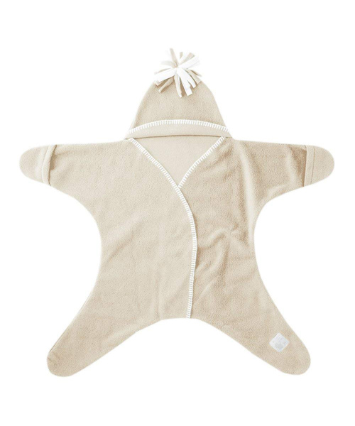 Tuppence & Crumble（タッペンスアンドクランブル）の「星型アフガン スターラップ 11-18M（生後11-18ヶ月頃） Tuppence&Crumble (タッペンス&クランブル)（おくるみ・キッズ・ピンク/ラベンダー/オートミール/チョコ/ブルー系その他/イエロー系その他/ローズ・LARGE）」の3枚目の写真