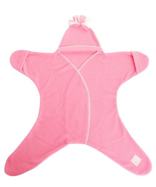 Tuppence & Crumble（タッペンスアンドクランブル）の「星型アフガン スターラップ 11-18M（生後11-18ヶ月頃） Tuppence&Crumble (タッペンス&クランブル)（おくるみ・キッズ・ピンク/ラベンダー/オートミール/チョコ/ブルー系その他/イエロー系その他/ローズ・LARGE）」の7枚目の写真