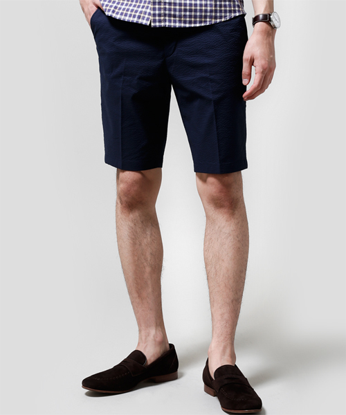 NANO universe（ナノユニバース）の「ＣoolMax サッカーショーツ（スラックス・メンズ・ネイビー/ブラック・LARGE/SMALL/X-LARGE/MEDIUM）」の2枚目の写真