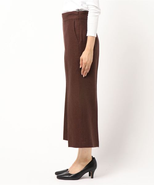 SLOBE IENA(スローブイエナ)の「SLOBE IENA Fi.mウールクロップドパンツ(その他パンツ・レディース・ベージュ/ブラウン・38/36)」の3枚目の写真