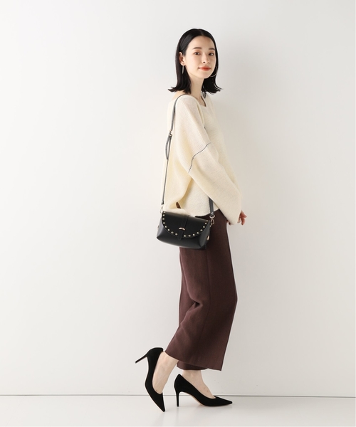 SLOBE IENA(スローブイエナ)の「SLOBE IENA Fi.mウールクロップドパンツ(その他パンツ・レディース・ベージュ/ブラウン・38/36)」の6枚目の写真