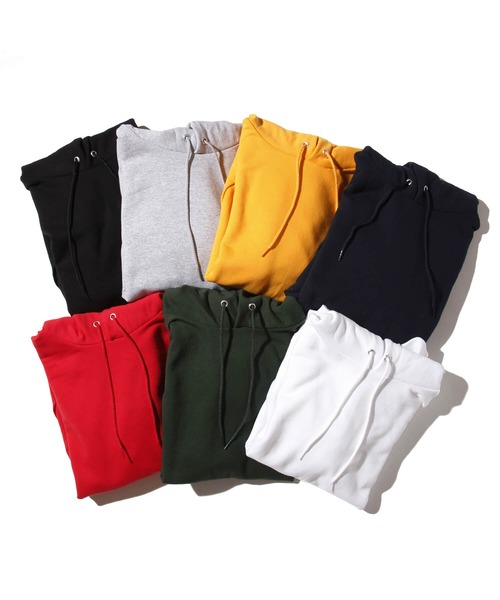 Champion(チャンピオン)の「Champion(チャンピオン) プルオーバーフード付きスウェットパーカー 9oz(パーカー・メンズ・ホワイト/ブラック/ダークグリーン/ネイビー/グレー/マスタード/レッド系その他/レッド/チャコール・SMALL/MEDIUM/LARGE/X-LARGE)」の22枚目の写真