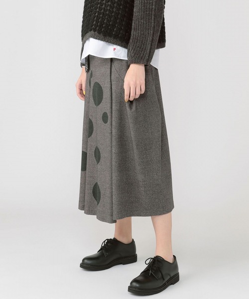 FRAPBOIS（フラボア）の「ツイードオーバードット（スカート・レディース・ダークグレー/グレー系その他・1/0）」の3枚目の写真