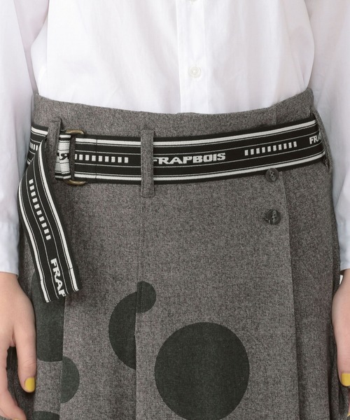 FRAPBOIS（フラボア）の「ツイードオーバードット（スカート・レディース・ダークグレー/グレー系その他・1/0）」の4枚目の写真